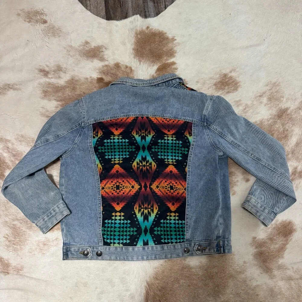 Aztec Jean Jacket - Picture 2 of 3